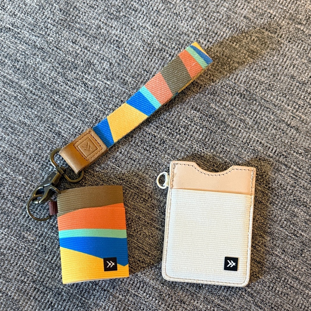 Card Holder and Keychain Set